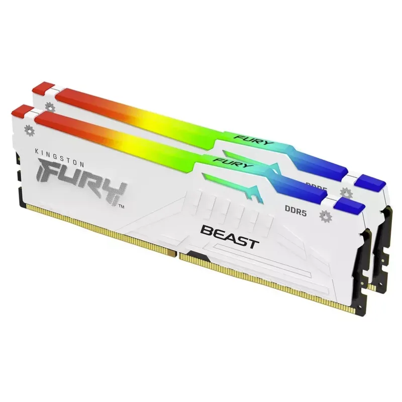 Kingston FURY White RGB 32G(2x – 64Gb Ddr5 6000Mhz Cl30 2X32Gb Desktop recenzja i cena